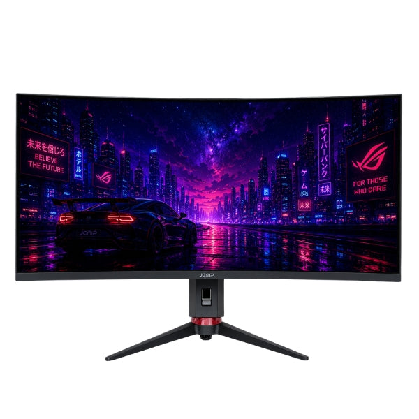 Monitor - Gaming - JEMIP - Supreme - Addict - 34 - UltraWide - QHD - 3440x1440 - 180Hz - 1ms - VA - Curvo - FreeSync - HDR - Flicker-Free - Low - Blue - Light - HDMI - DisplayPort - 1000R - Negro - JPGSAC253418B-925