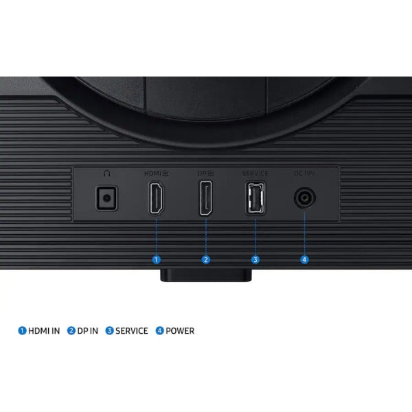 Monitor - Gaming - Samsung - Odyssey - G5 - G50D - 27 - QHD - 2560x1440 - 180Hz - 1ms - IPS - FreeSync - G-Sync - HDR400 - DisplayPort - HDMI - Negro - LS27DG500ENXZA