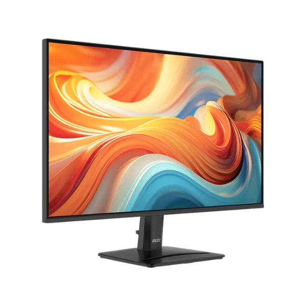 Monitor - Profesional - MSI - PRO - MP271 - E14A - 27 - FHD - 1920x1080 - 144Hz - 1ms - IPS - HDR Ready - FreeSync - HDMI - DisplayPort - VGA - VESA - Anti-Flicker - Less - Blue - Light - Altavoces - Negro - PRO-MP271-E14A