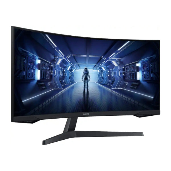 Monitor - Samsung - Odyssey - G5 - 34 - Curvo - WQHD - 165Hz - 1ms - FreeSync - Premium - HDR10 - Negro-diagonal