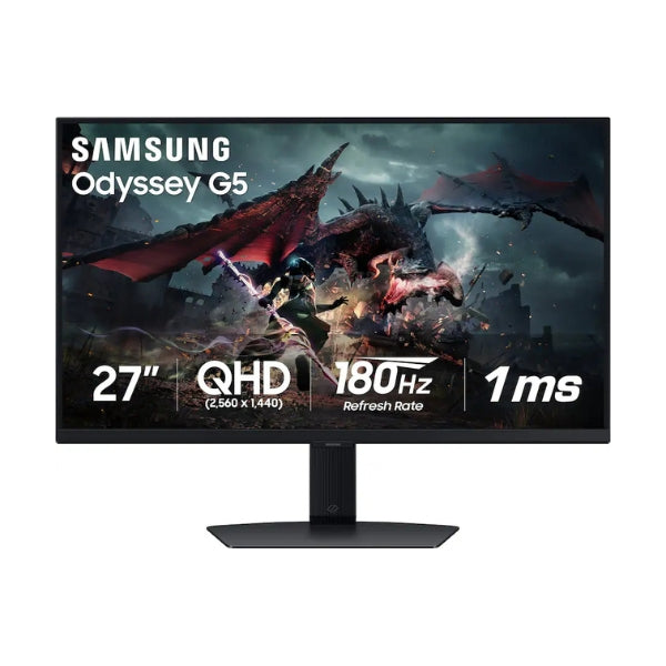 Monitor-Samsung-Odyssey-G50D-LS27DG500ENXZA-27-QHD-(2560-x-1440)-IPS-180-Hz-Black