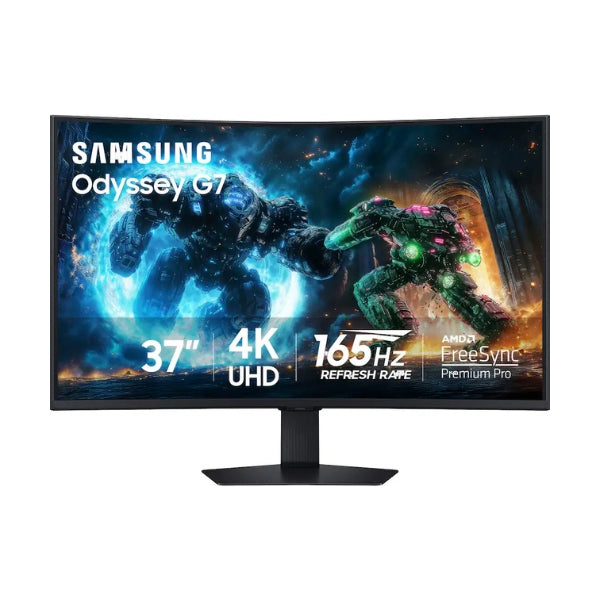 Monitor-Samsung-Odyssey-G75F-LS37FG75DENXZA-37-Curvo-4K-UHD-(3840-x-2160)-VA-165-Hz-Black