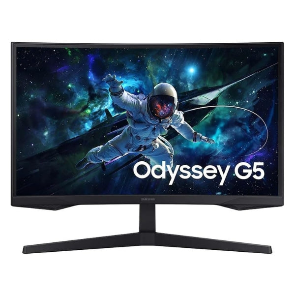 Monitor-SamsungOdysseyG5-32QHD-165Hz-1ms-Curvo1000R-FreeSync-HDMIDisplayPort-LS32CG554ENXZA-front