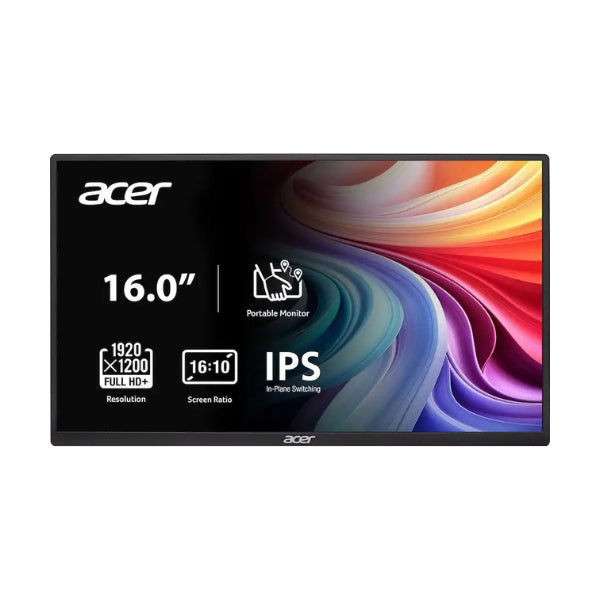 Monitor-portátil-Acer-PM161W-bmiuux-16-WUXGA-(1920-x-1200)-IPS-60-Hz-Black
