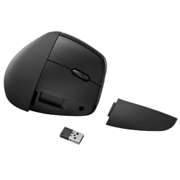 Mouse - Ergonómico - HP - 920 - Vertical - Inalámbrico - Bluetooth - USB - 4000 - DPI - 6 - Botones - 6H1A4AA#ABA - Negro