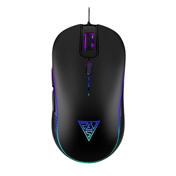 Mouse Gamdias Gaming AURA GS3 3600DPI 6 Botones RGB USB Negro