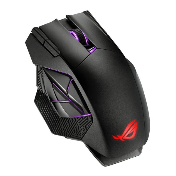 Mouse - Gaming - ASUS - ROG - Spatha - X - Inalámbrico - Cableado - Aura - RGB - 19000 - DPI - 12 - Botones - P707ROGSPATHAX - Negro