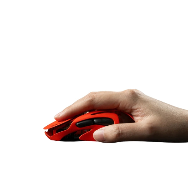 Mouse - Gaming - Angry - Miao - Infinity - Wireless - Naranja - Inalámbrico - RF - Bluetooth - USB - Óptico - PAW3950 - 30000 - DPI - 4 - Botones - INFINITY MOUSE - Naranja