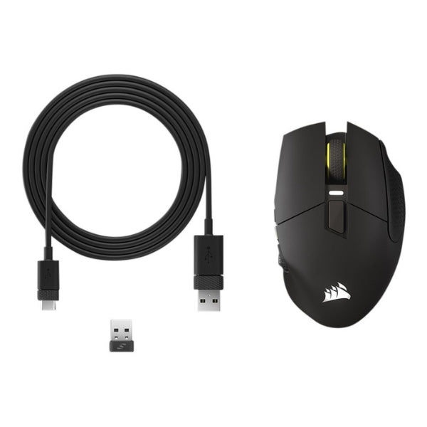 Mouse - Gaming - Corsair - Scimitar - Elite - Wireless - SE - Inalámbrico - Cableado - Bluetooth - RGB - Marksman - S - 33000 - DPI - 16 - Botones - CH-9314014-WW - Negro