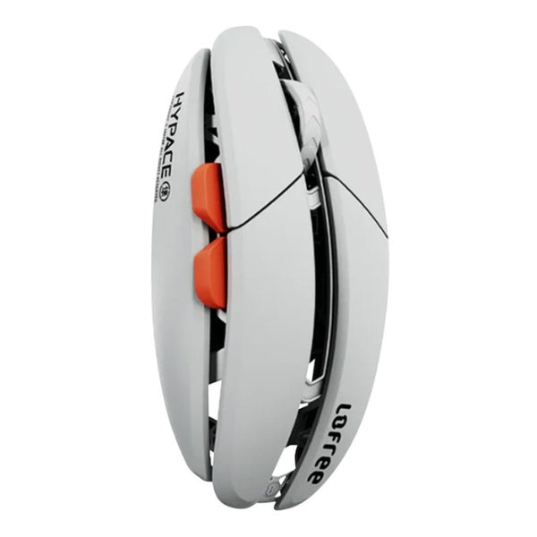 Mouse - Gaming - Lofree - Hypace - Wireless - Crayon - Gray - Inalámbrico - RF - Bluetooth - USB - Óptico - PAW3950 - 40000 - DPI - 100 - Horas - 47g - LOFREE HYPACE M - Gris