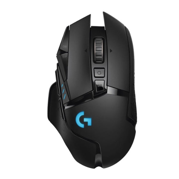 Mouse - Gaming - Logitech - G502 - LIGHTSPEED - Wireless - RGB - Inalámbrico - RF - Óptico - 16000 - DPI - 11 - Botones - Pesos - Ajustables - 910-005565 - Negro
