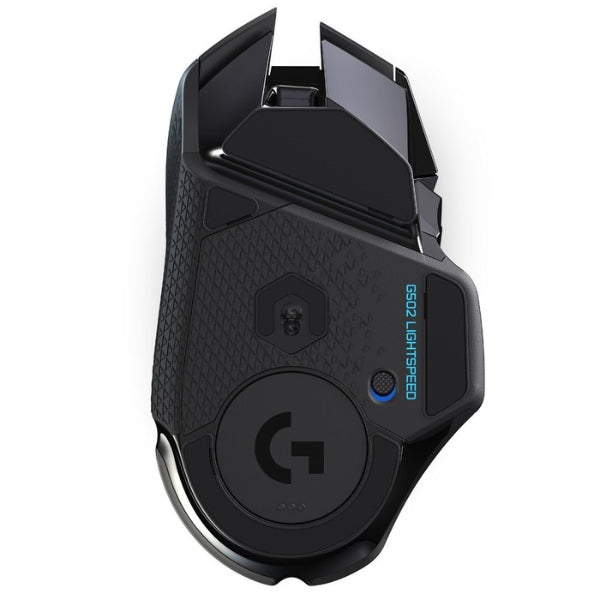 Mouse - Gaming - Logitech - G502 - LIGHTSPEED - Wireless - RGB - Inalámbrico - RF - Óptico - 16000 - DPI - 11 - Botones - Pesos - Ajustables - 910-005565 - Negro