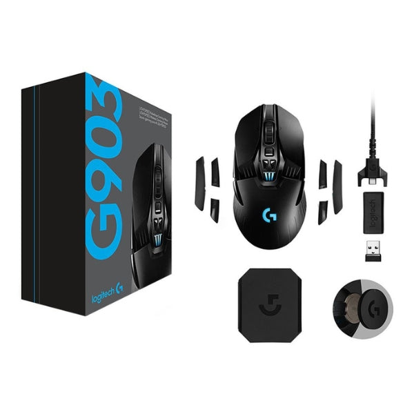 Mouse - Gaming - Logitech - G903 - LIGHTSPEED - Inalámbrico - RGB - HERO - 12000 - DPI - 11 - Botones - 910-005670 - Negro