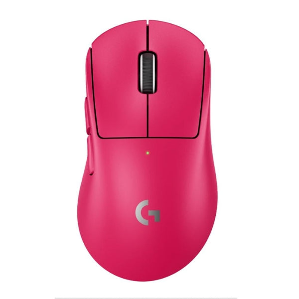 Mouse - Gaming - Logitech - PRO - X - SUPERLIGHT - 2 - DEX - Inalámbrico - Cableado - LIGHTSPEED - HERO - 2 - 32000 - DPI - 5 - Botones - 910-007371 - Magenta