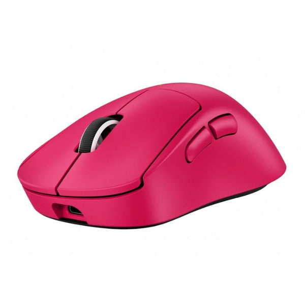 Mouse - Gaming - Logitech - PRO - X - SUPERLIGHT - 2 - DEX - Inalámbrico - Cableado - LIGHTSPEED - HERO - 2 - 32000 - DPI - 5 - Botones - 910-007371 - Magenta