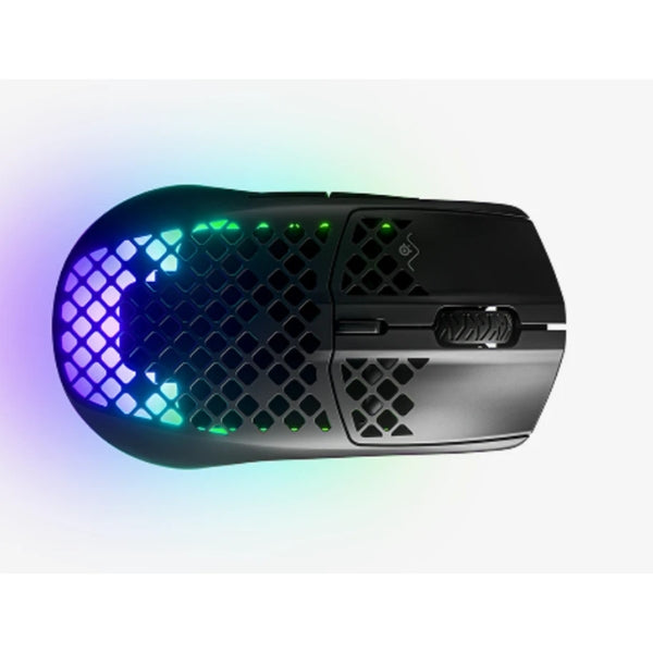 Mouse - Gaming - SteelSeries - Aerox - 3 - Wireless - Ultra - Lightweight - Onyx - RGB - TrueMove - Pro - 18000 - CPI - PTFE - AquaBarrier - 62612 - Negro