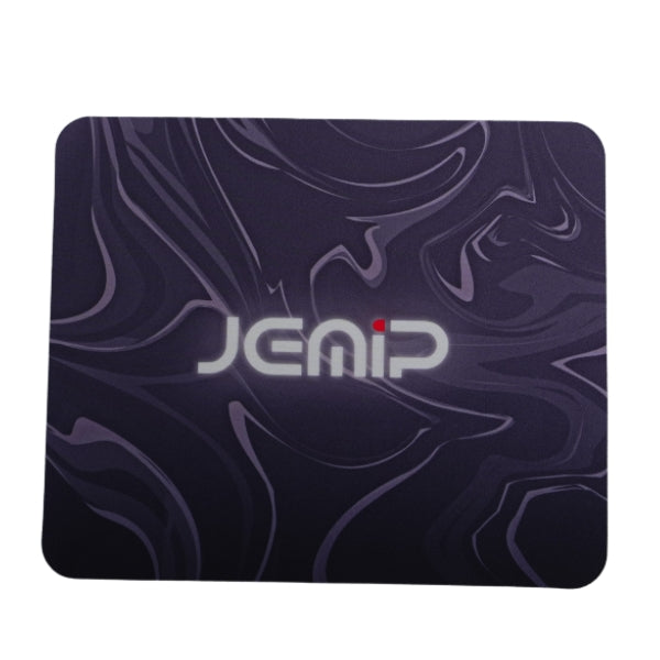 Mouse Pad Jemip Basic JP-MP01 - Superficie de Tela - Base Antideslizante - 20x24 cm - Humo JP