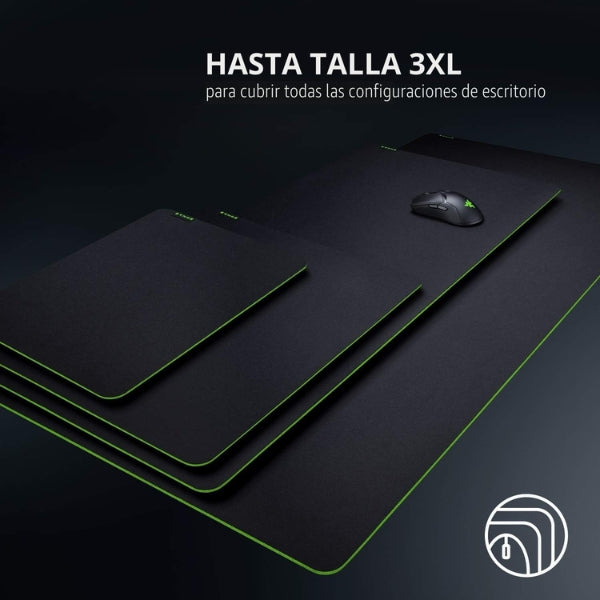 Mouse Pad - Razer - Gigantus - V2 - Large - Gaming - Superficie - Microtejido - Antideslizante - 450mm - Negro - RZ02-03330300-R3U1