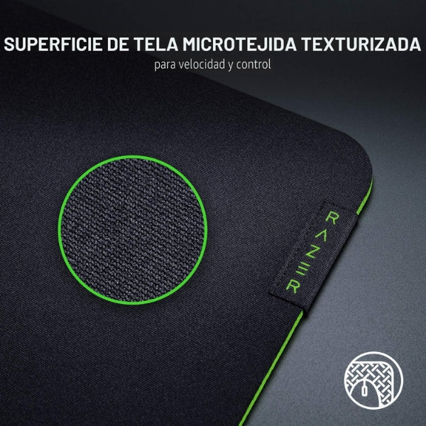 Mouse Pad - Razer - Gigantus - V2 - Large - Gaming - Superficie - Microtejido - Antideslizante - 450mm - Negro - RZ02-03330300-R3U1