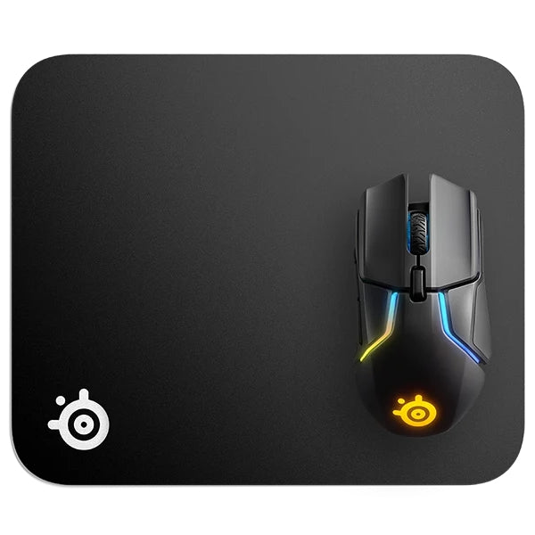 Mousepad - Gaming - SteelSeries - QcK - Mini - Small - Tela - Base - de - Goma - Antideslizante - 63005 - Negro