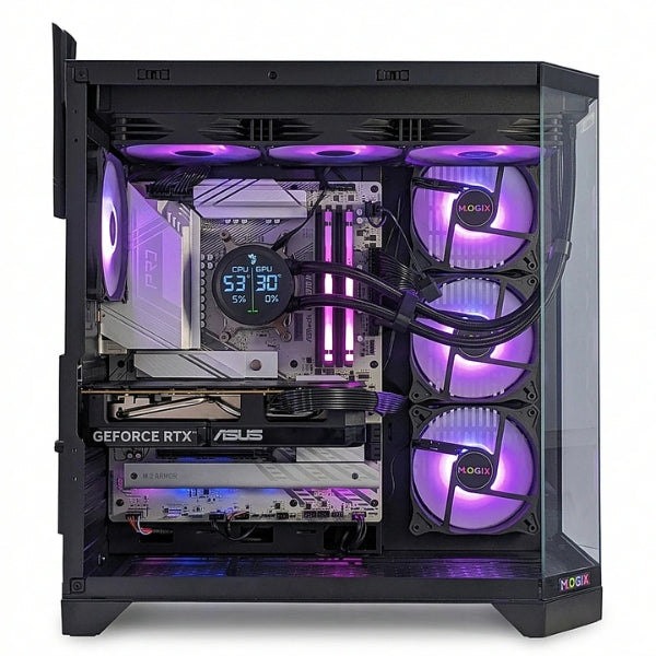 PC - Computador - - AMD - Ryzen - 9 - 9950X - AM5 - 32GB - DDR5 - 1TB - M.2 - GeForce - RTX - 5060 - 8GB - Refrigeración - Líquida - 360mm - Windows - 11-side