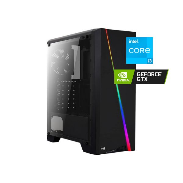 PC/Computador GAMING Intel Core i3-10105F, Memoria RAM 16GB, Disco Solido SSD 256GB, Tarjeta de Video NVIDIA GTX 1660 6GB