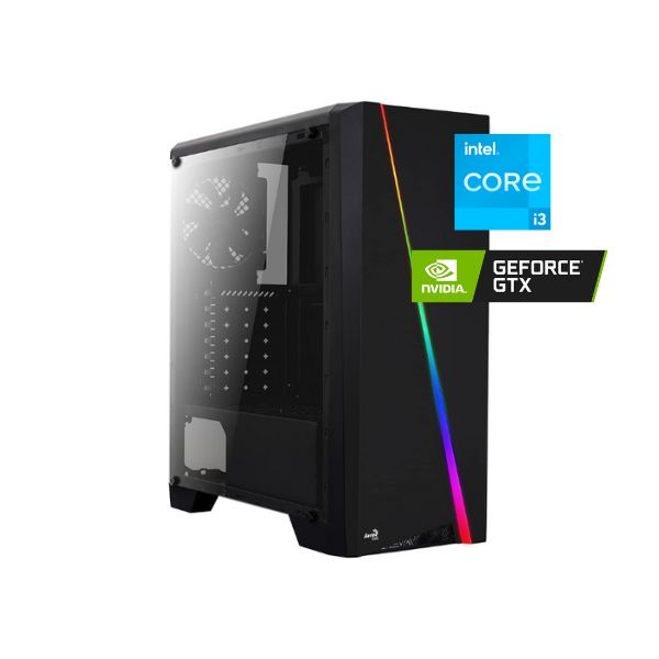 PC/Computador GAMING Intel Core i3-10105F, Memoria RAM 16GB, Disco Solido SSD 256GB, Tarjeta de Video Nvidia GTX 1660 6GB