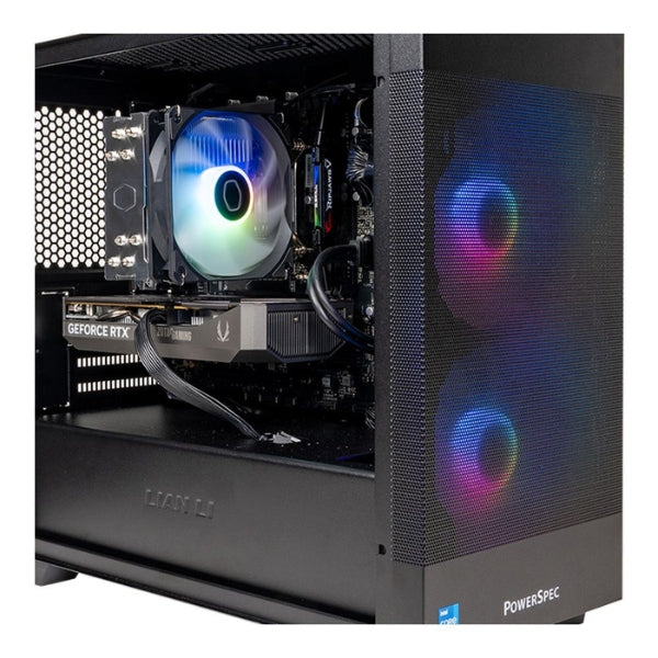PC - Gaming - PowerSpec - G250 - Intel Core i5 14400F 14ª Gen - NVIDIA RTX 5060 8GB GDDR7 - 16GB DDR4-3200 - 1TB NVMe SSD - WiFi 5 - Bluetooth 5.2 - Windows 11 Home - Negro - 971770