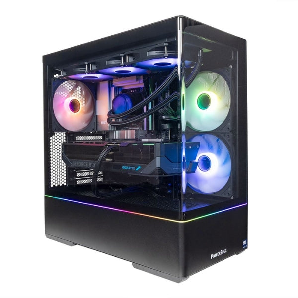 PC - Gaming - PowerSpec - G485 - Intel Core Ultra 9 285K - NVIDIA GeForce RTX 5090 - 64GB DDR5 - 2TB SSD - Windows 11 Pro - CG237 - 1200W - Negro