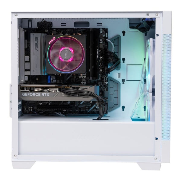PC - Gaming - PowerSpec - G528 - AMD Ryzen 5 7500X3D - NVIDIA RTX 5060 8GB GDDR7 - 16GB DDR5-6000 - 1TB NVMe SSD - WiFi 6 - Bluetooth 5.3 - Windows 11 Home - Blanco - 908855