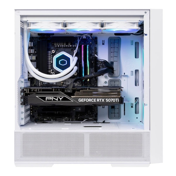 PC - Gaming - PowerSpec - G758 - AMD Ryzen 7 9800X3D - NVIDIA RTX 5070 Ti 16GB GDDR7 - 32GB DDR5-6000 - 2TB NVMe SSD - WiFi 7 - Bluetooth 5.3 - Windows 11 Home - Blanco - 902726