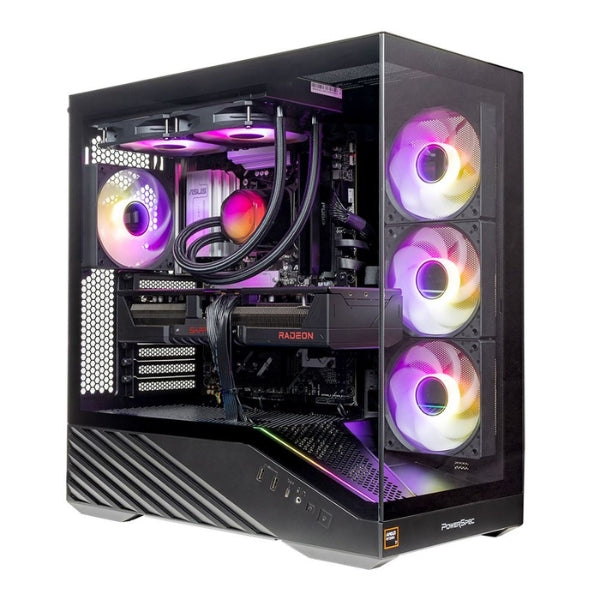 PC - Gaming - PowerSpec - G764 - AMD Ryzen 7 9800X3D - AMD Radeon RX 9070 XT - 32GB DDR5 - 2TB SSD - Windows 11 Home - V100MT - 850W - Negro