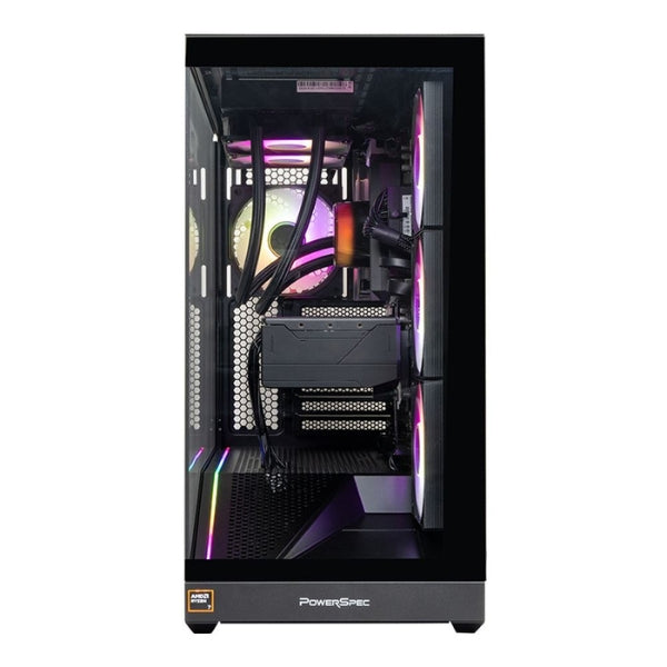 PC - Gaming - PowerSpec - G764 - AMD Ryzen 7 9800X3D - AMD Radeon RX 9070 XT - 32GB DDR5 - 2TB SSD - Windows 11 Home - V100MT - 850W - Negro