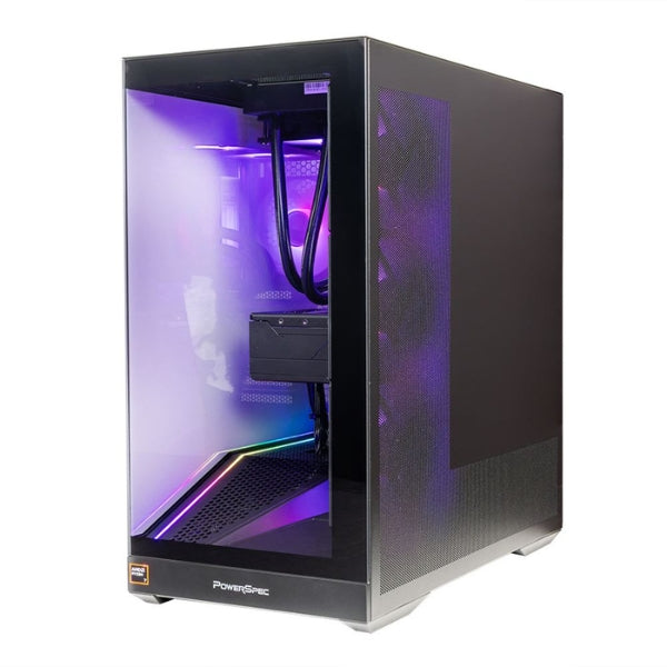 PC - Gaming - PowerSpec - G764 - AMD Ryzen 7 9800X3D - AMD Radeon RX 9070 XT - 32GB DDR5 - 2TB SSD - Windows 11 Home - V100MT - 850W - Negro