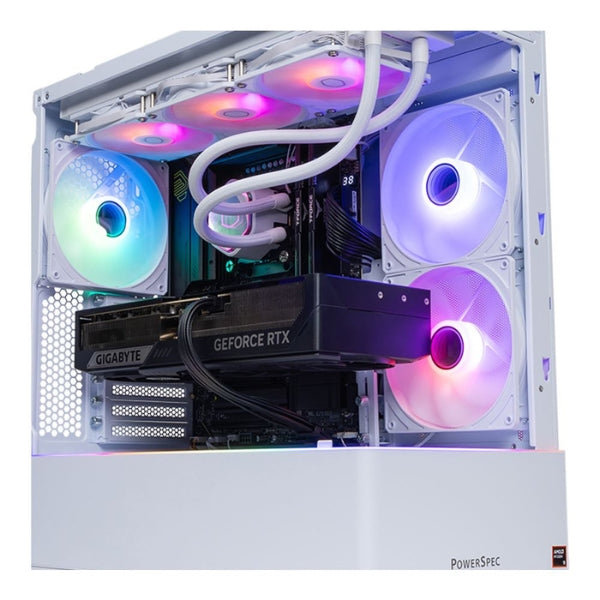 PC - Gaming - PowerSpec - G914 - AMD Ryzen 9 9950X3D - NVIDIA GeForce RTX 5090 - 64GB DDR5 - 2TB SSD - Windows 11 Pro - CG237 - 1200W - Blanco
