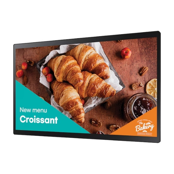 Pantalla de Señalización Samsung QB24C-T - 23.8 FHD - Touch 10 Puntos - ADS - Tizen 7.0 - LH24QBCTBGCXZA