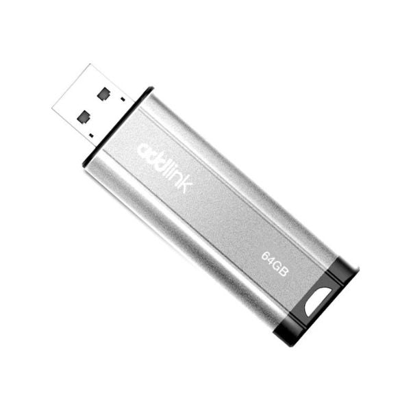 Pendrive-Addlink-U25-64Gb-Usb-2.0-Plateado-AD64GBU25S2-lateral