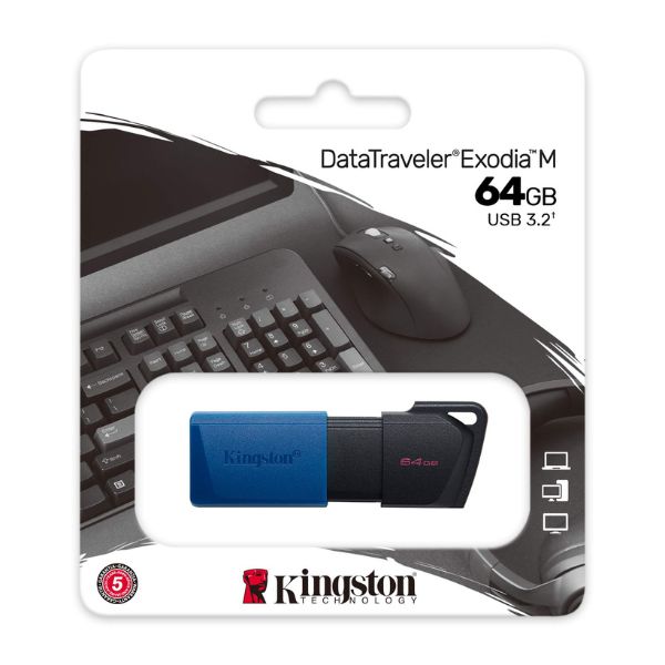 Pendrive-Kingston-64-GB-Exodia-Negro-Azul-box