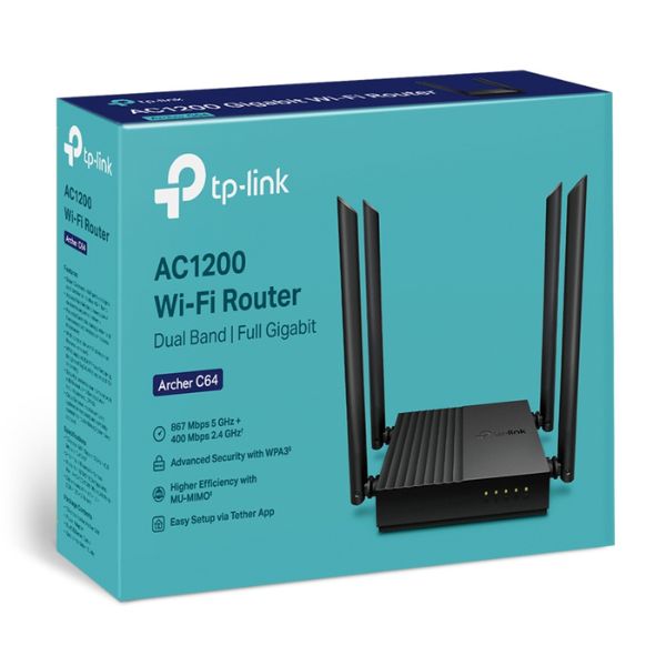 ROUTER-TP-LINK-ARCHER-C64-AC-1200-box