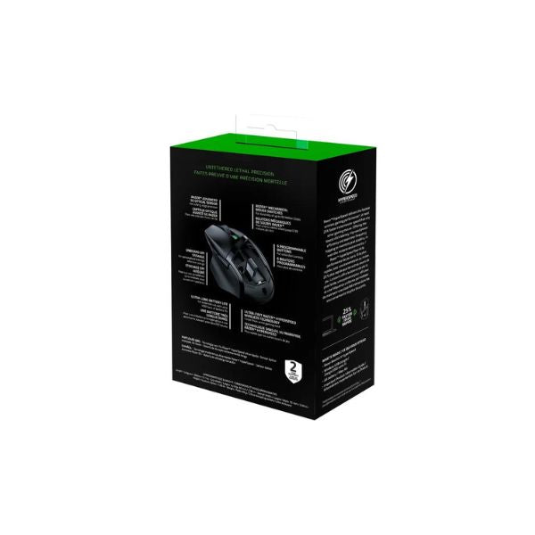 Razer-BasiliskX-HyperSpeed-Gaming-Mouse-Bluetooth-Wireless-Compatible-16KDPI-Optical-Sensor-6-Programable-RZ01-03150100-R3U1-box-back