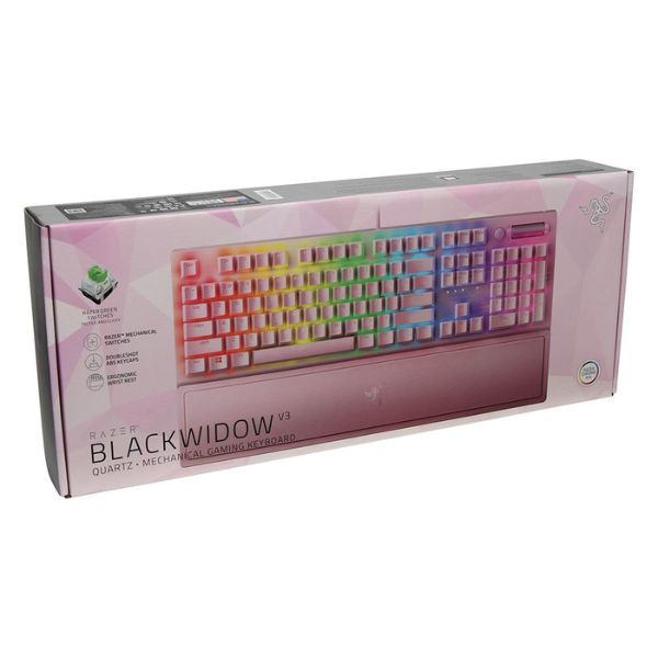 Teclado Gaming Razer BlackWidow V3 Quartz Green Switch RGB – RZ03-03541800-R
