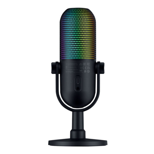 Razer Seiren V3 Chroma RGB USB Condenser Microphone - Black - RZ19-05060100-R