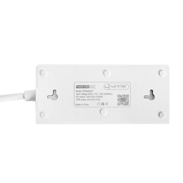 Regleta-Unno-Teckno-6-Tomas-PW5083WT-back