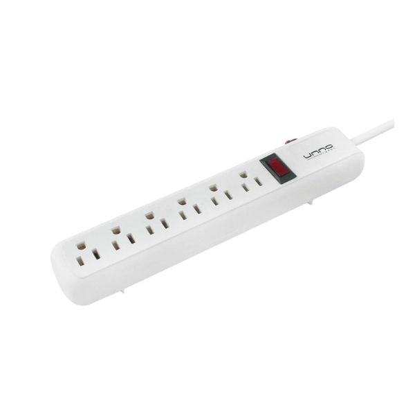 Regleta-Unno-Tekno-6-Tomas-120V-Proteccion-Contra-Picos-Y-Sobrecargas-Color-Blanco-PW5081WT
