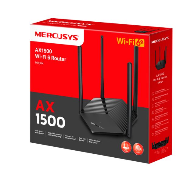 Router-Mercusys-MR60X-WiFI-6-Gigabyte-AX1500-4-antenas-1201-Mbps-en-la-banda-de-5-GHz-y-300-Mbps-en-la-banda-de-2-4-GHz-box