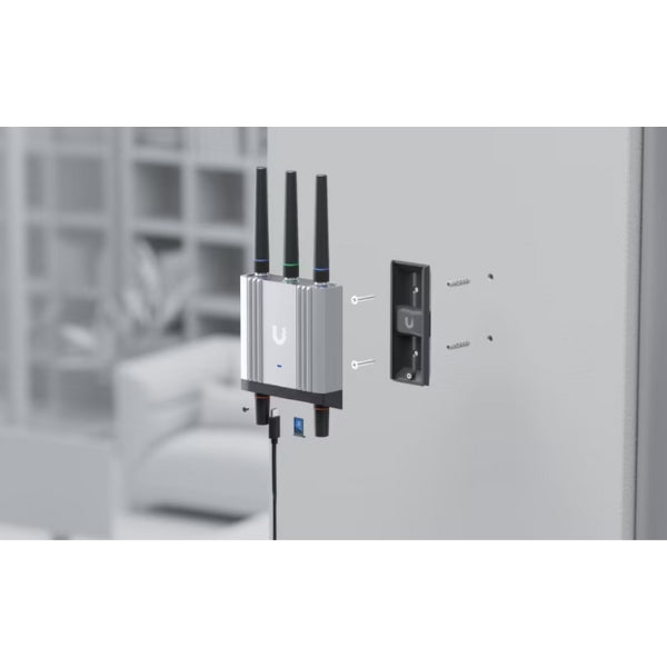 Router-Móvil-Ubiquiti-UniFi-Industrial-LTE-Cat-4-WiFi-4-IP66-PoE-GPS-para-Interior-Exterior