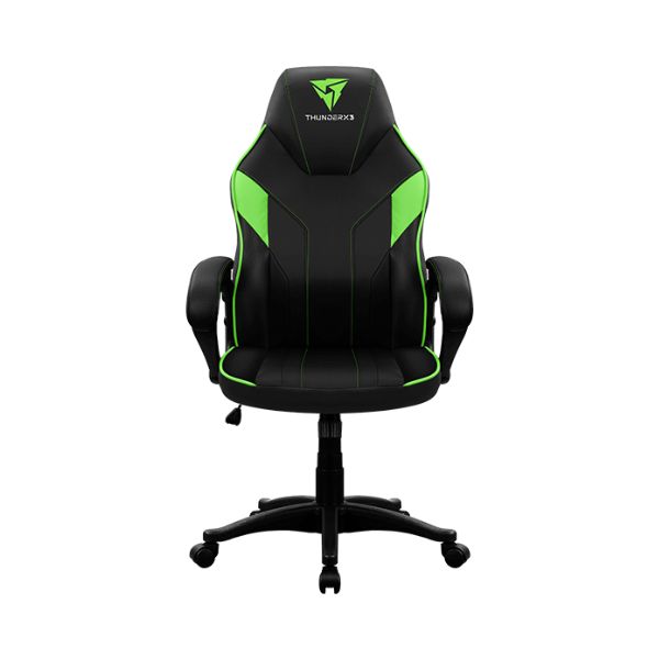 SILLA-GAMER-THUNDERX3-EC1-NEGRO-Y-VERDE-front