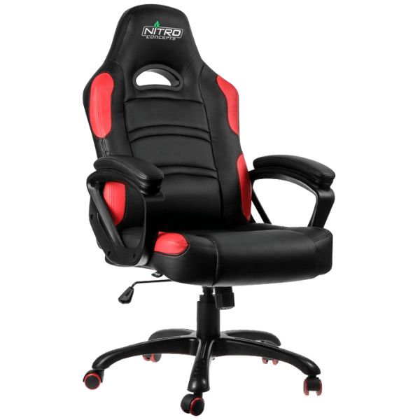 SILLA-GAMING-GAMEMAX-NEGRA-ROJA-diagonal