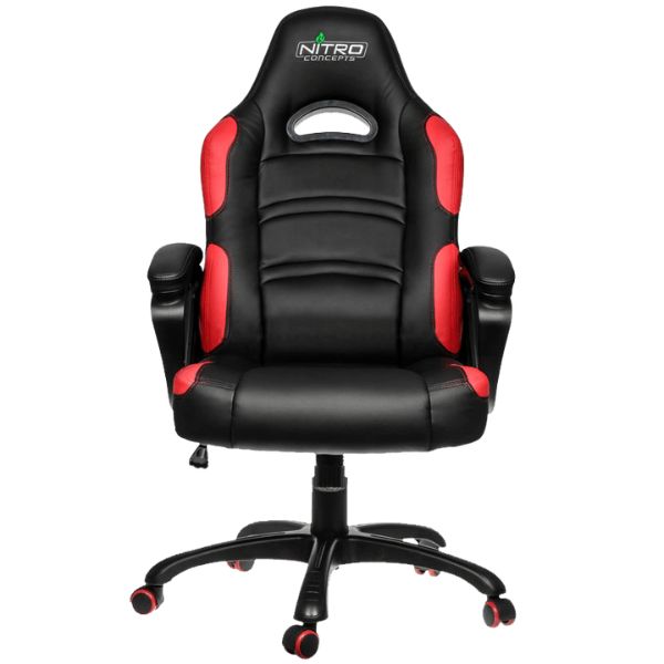 SILLA-GAMING-GAMEMAX-NEGRA-ROJA-front