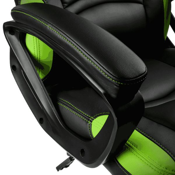 SILLA-GAMING-GAMEMAX-NEGRA-VERDE-asiento2
